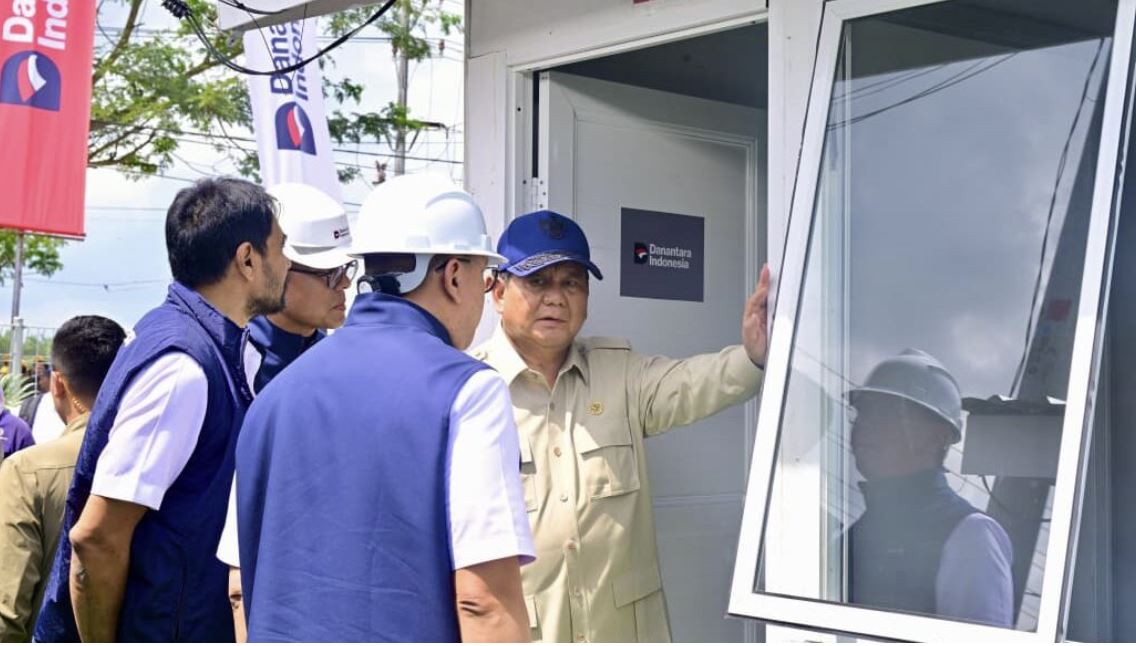 Prabowo Tinjau Rumah Hunian Danantara di Aceh Tamiang, Siapkan 15.000 Unit untuk Korban Bencana